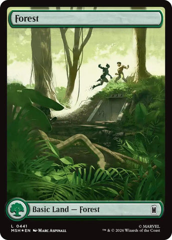 Image for Forest (0441) (Surge Foil) (441) (Marvel Super Heroes) - Magic: The Gathering