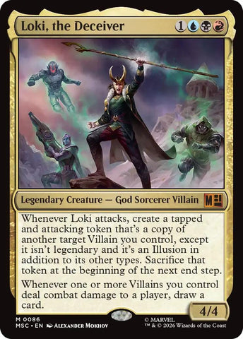 Image for Loki, the Deceiver (86) (Commander: Marvel Super Heroes) - Magic: The Gathering