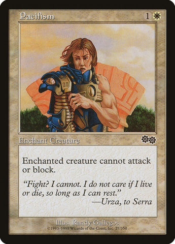 Image for Pacifism (27) [Urza's Saga]