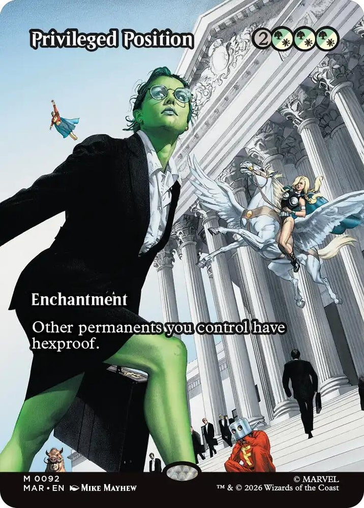Image for Privileged Position (Borderless) (92) (Marvel Universe Eternal-Legal) - Magic: The Gathering