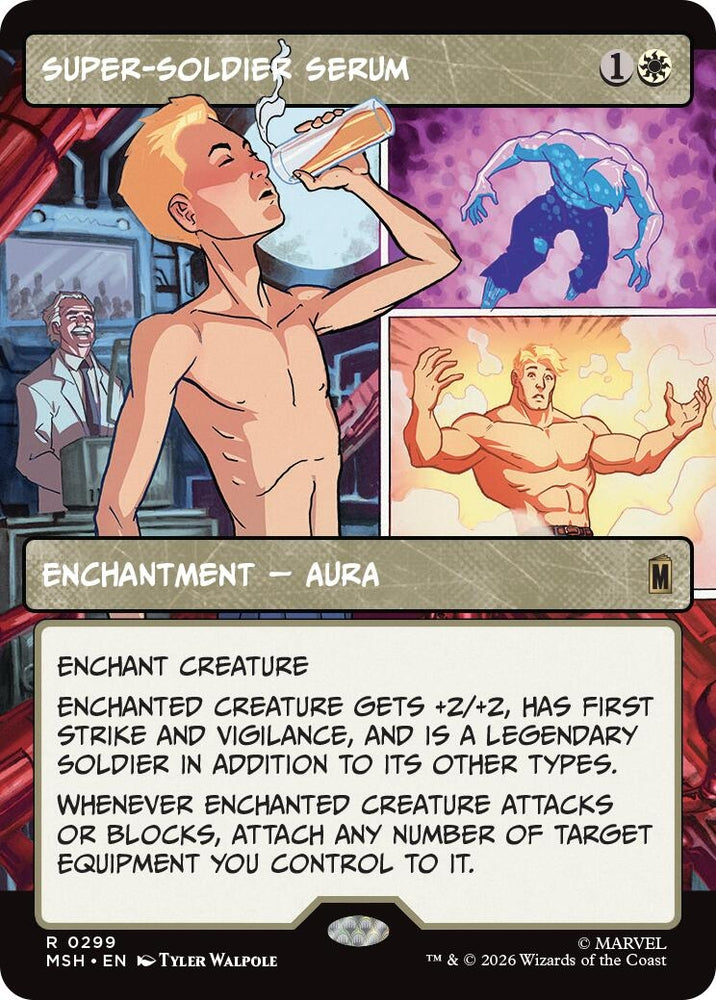 Image for Super-Soldier Serum (Borderless) (299) (Marvel Super Heroes) - Magic: The Gathering
