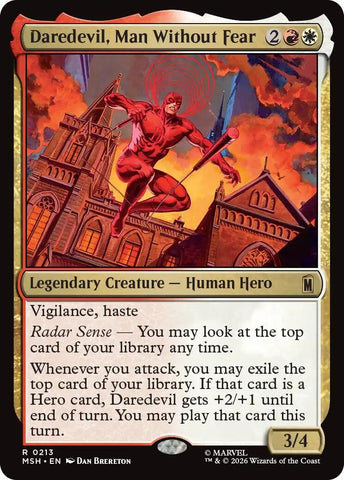 Image for Daredevil, Man Without Fear (213) (Marvel Super Heroes) - Magic: The Gathering
