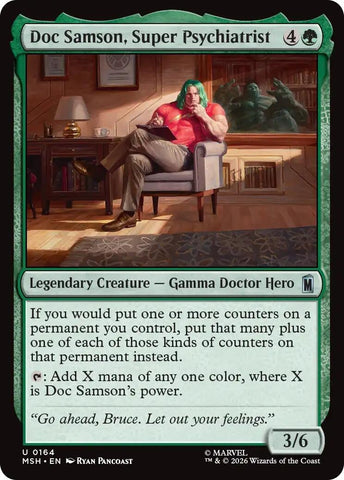 Image for Doc Samson, Super Psychiatrist (164) (Marvel Super Heroes) - Magic: The Gathering