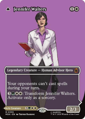 Image for Jennifer Walters (Borderless) (0355) (355) (Marvel Super Heroes) - Magic: The Gathering