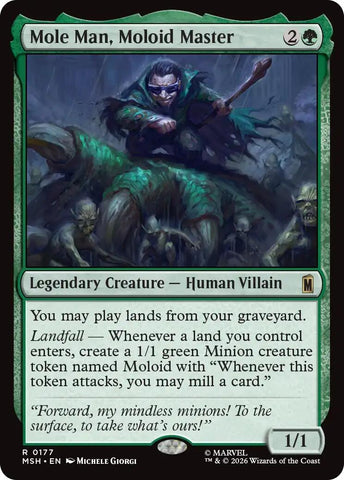 Image for Mole Man, Moloid Master (177) (Marvel Super Heroes) - Magic: The Gathering