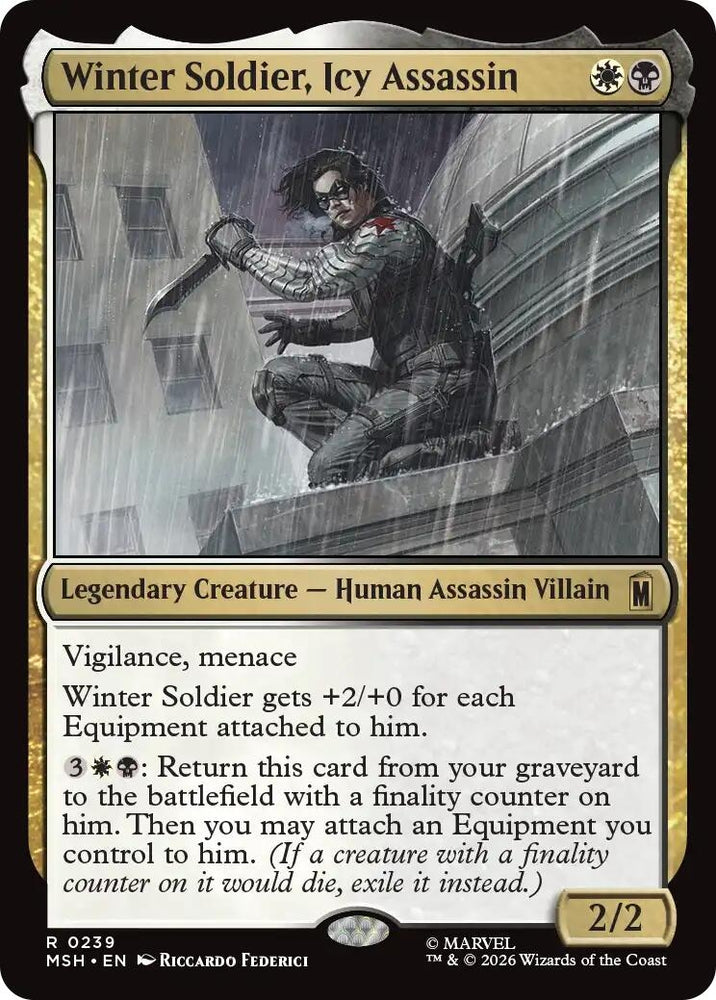 Image for Winter Soldier, Icy Assassin (239) (Marvel Super Heroes) - Magic: The Gathering