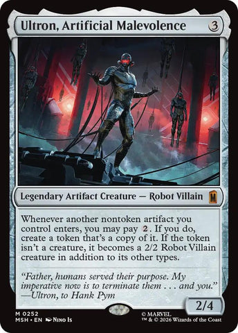Image for Ultron, Artificial Malevolence (252) (Marvel Super Heroes) - Magic: The Gathering