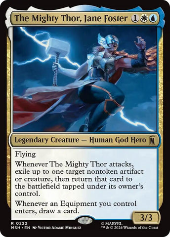 Image for The Mighty Thor, Jane Foster (222) (Marvel Super Heroes) - Magic: The Gathering