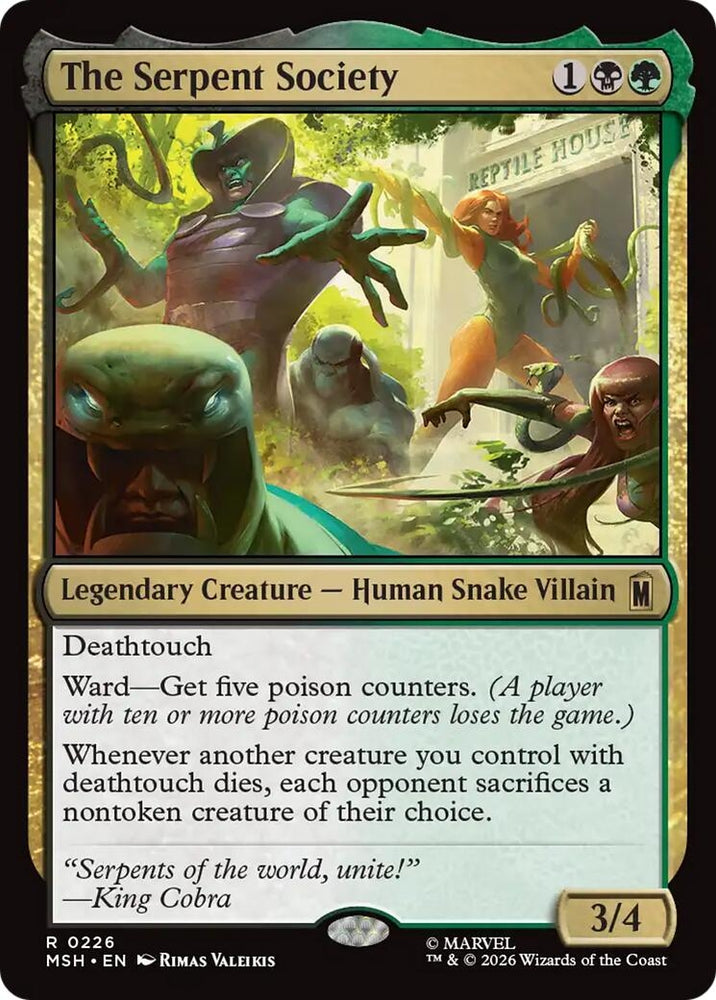 Image for The Serpent Society (226) (Marvel Super Heroes) - Magic: The Gathering