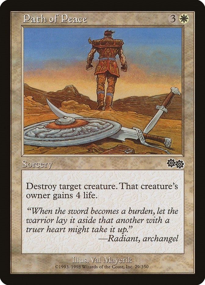 Image for Path of Peace (29) [Urza's Saga]