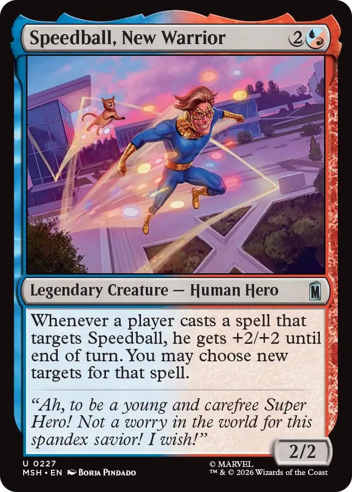 Image for Speedball, New Warrior (227) (Marvel Super Heroes) - Magic: The Gathering
