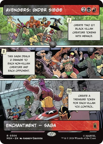 Image for Avengers: Under Siege (Borderless) (306) (Marvel Super Heroes) - Magic: The Gathering