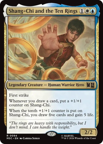 Image for Shang-Chi and the Ten Rings (Surge Foil) (94) (Commander: Marvel Super Heroes) - Magic: The Gathering