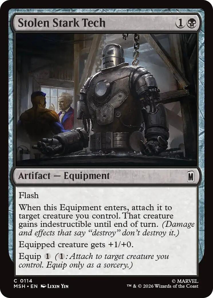 Image for Stolen Stark Tech (114) (Marvel Super Heroes) - Magic: The Gathering