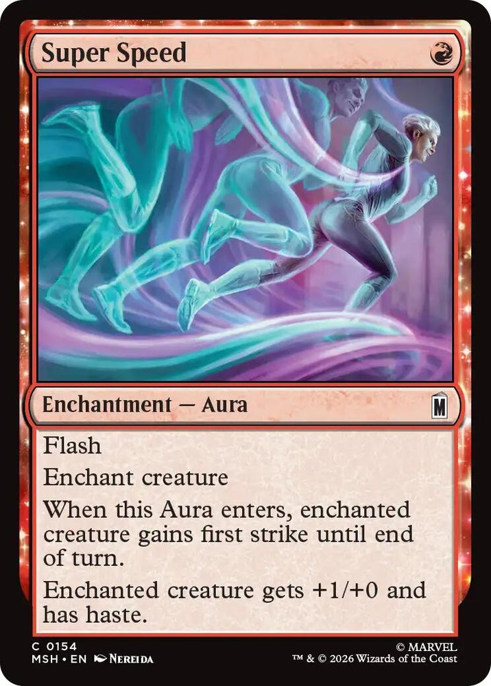 Image for Super Speed (154) (Marvel Super Heroes) - Magic: The Gathering