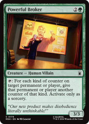 Image for Powerful Broker (179) (Marvel Super Heroes) - Magic: The Gathering