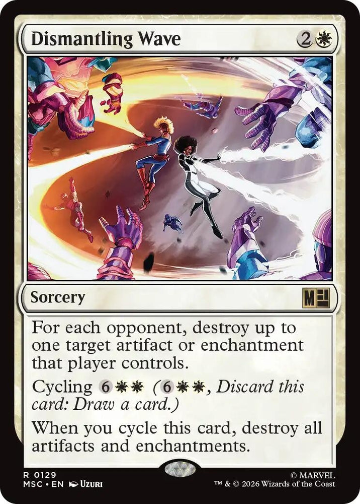 Image for Dismantling Wave (129) (Commander: Marvel Super Heroes) - Magic: The Gathering
