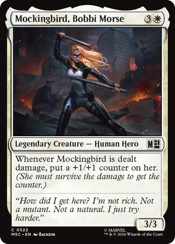 Image for Mockingbird, Bobbi Morse (0522) (522) (Commander: Marvel Super Heroes) - Magic: The Gathering