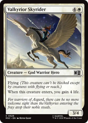 Image for Valkyrior Skyrider (525) (Commander: Marvel Super Heroes) - Magic: The Gathering