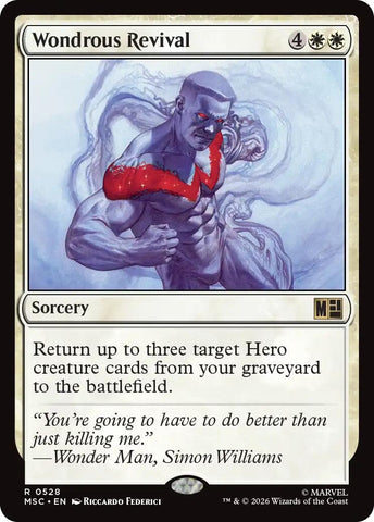 Image for Wondrous Revival (528) (Commander: Marvel Super Heroes) - Magic: The Gathering