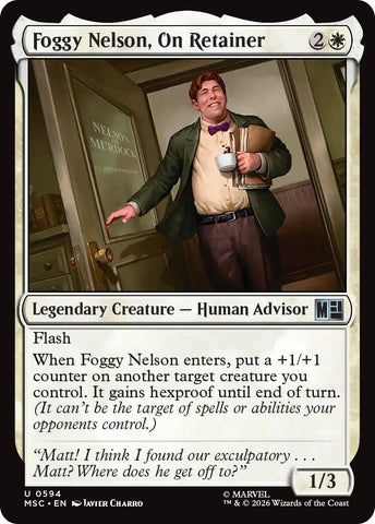 Image for Foggy Nelson, On Retainer (594) (Commander: Marvel Super Heroes) - Magic: The Gathering