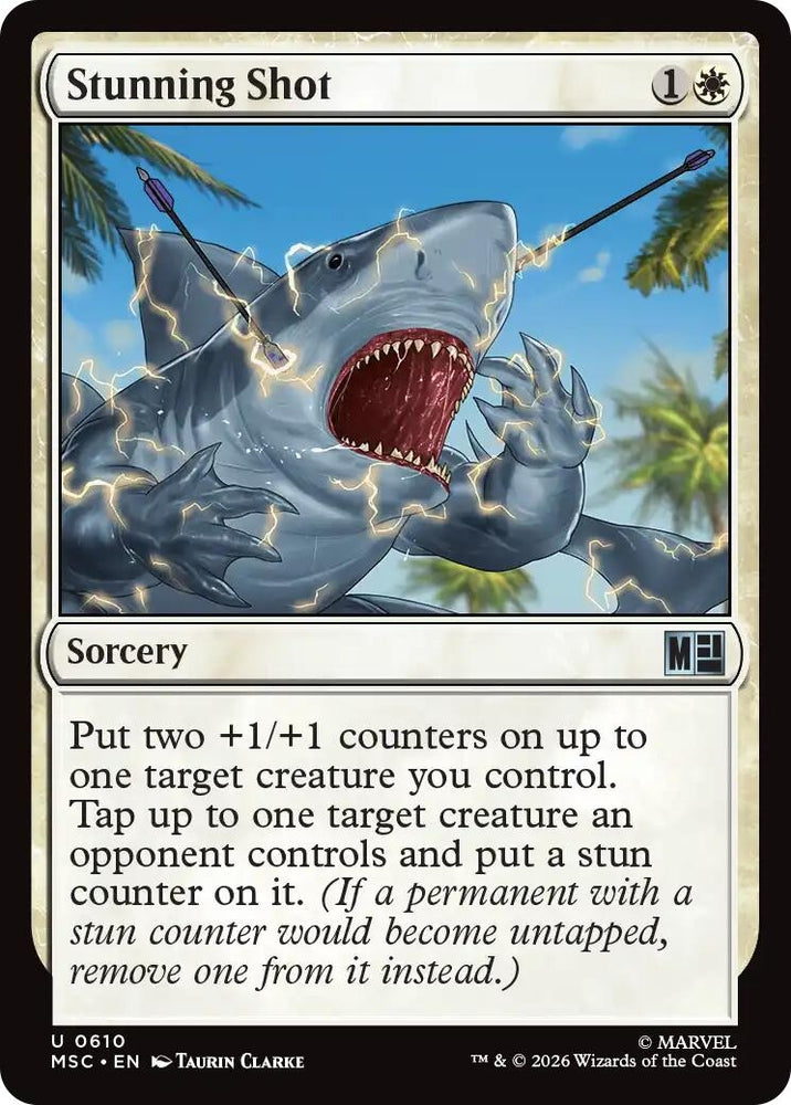 Image for Stunning Shot (610) (Commander: Marvel Super Heroes) - Magic: The Gathering