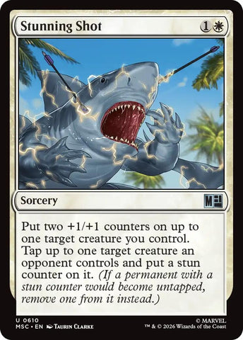 Image for Stunning Shot (610) (Commander: Marvel Super Heroes) - Magic: The Gathering