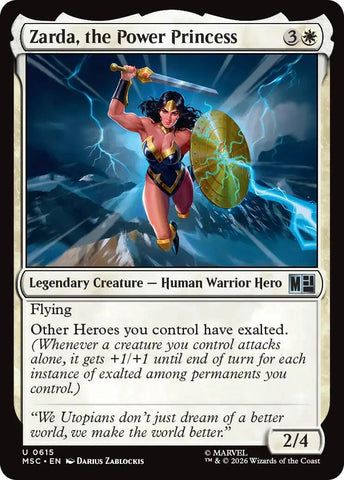 Image for Zarda, the Power Princess (615) (Commander: Marvel Super Heroes) - Magic: The Gathering