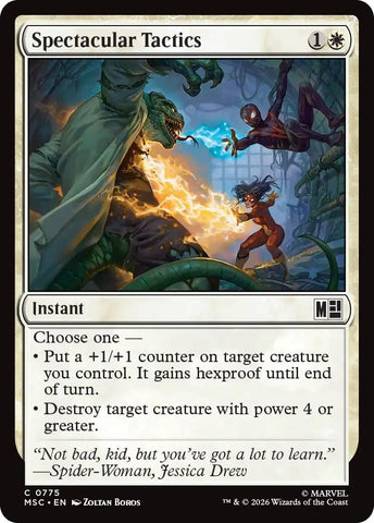 Image for Spectacular Tactics (775) (Commander: Marvel Super Heroes) - Magic: The Gathering