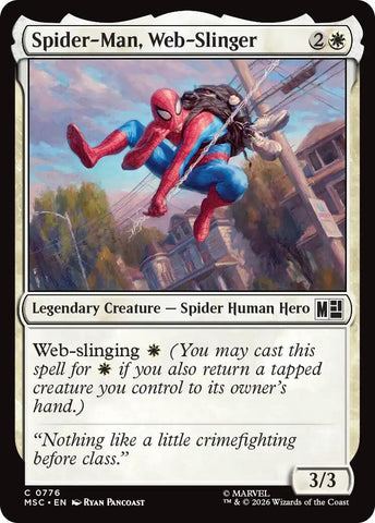 Image for Spider-Man, Web-Slinger (776) (Commander: Marvel Super Heroes) - Magic: The Gathering