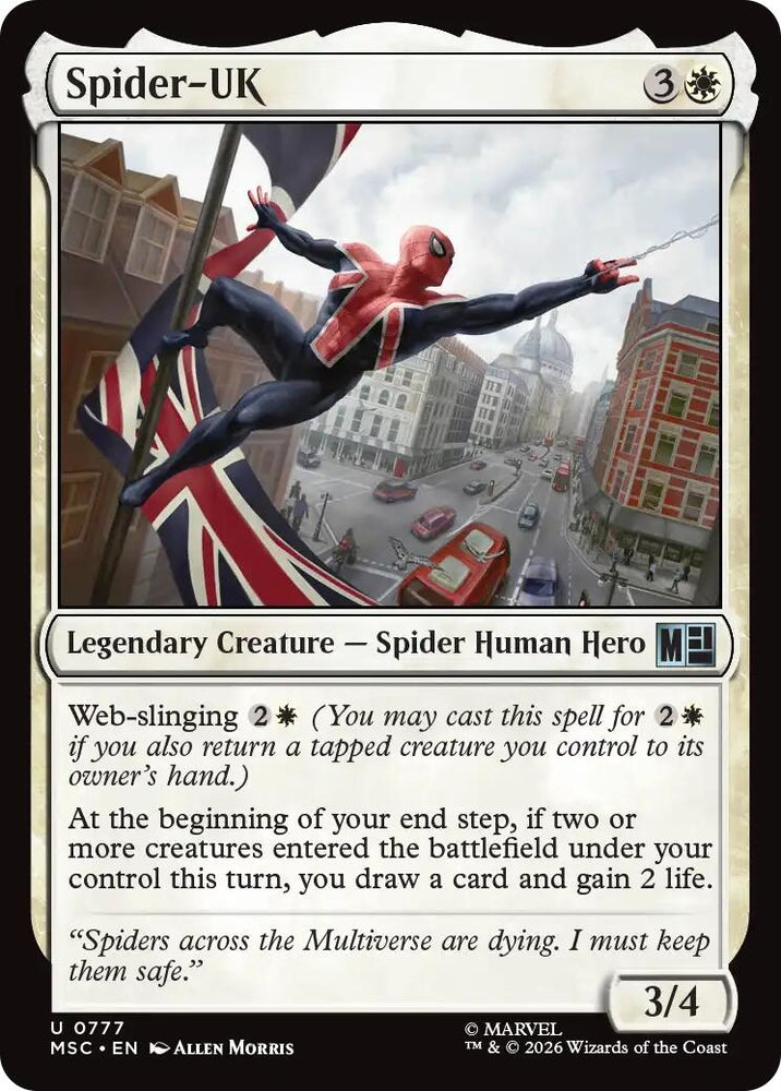 Image for Spider-UK (777) (Commander: Marvel Super Heroes) - Magic: The Gathering