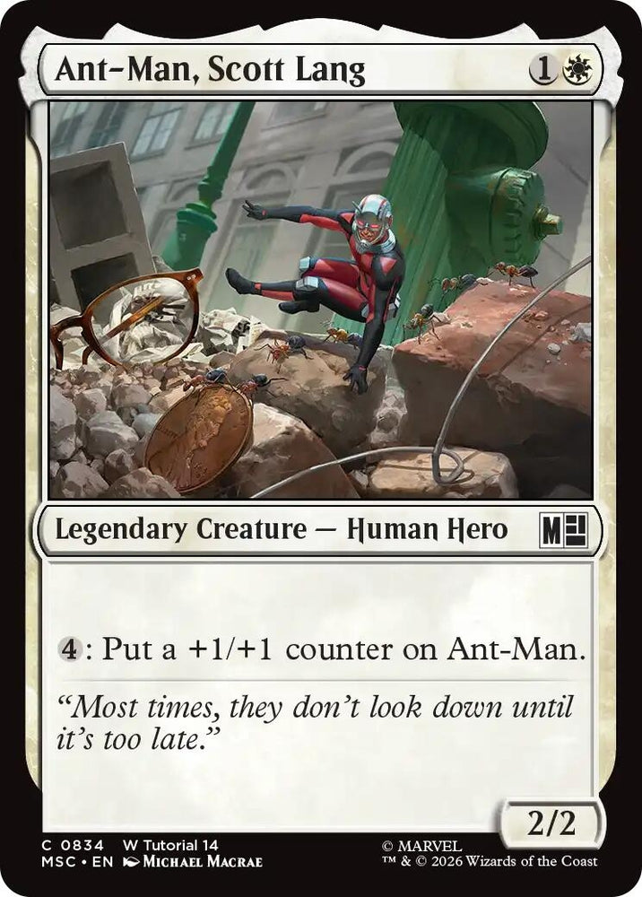 Image for Ant-Man, Scott Lang (0834) (834) (Commander: Marvel Super Heroes) - Magic: The Gathering
