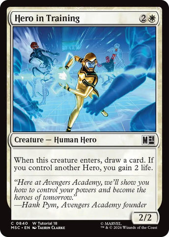 Image for Hero in Training (840) (Commander: Marvel Super Heroes) - Magic: The Gathering