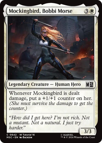 Image for Mockingbird, Bobbi Morse (0842) (842) (Commander: Marvel Super Heroes) - Magic: The Gathering
