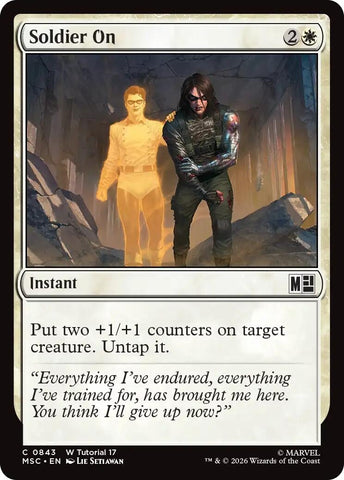 Image for Soldier On (0843) (843) (Commander: Marvel Super Heroes) - Magic: The Gathering