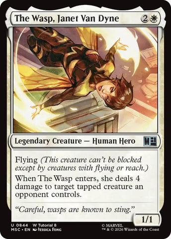 Image for The Wasp, Janet Van Dyne (0844) (844) (Commander: Marvel Super Heroes) - Magic: The Gathering