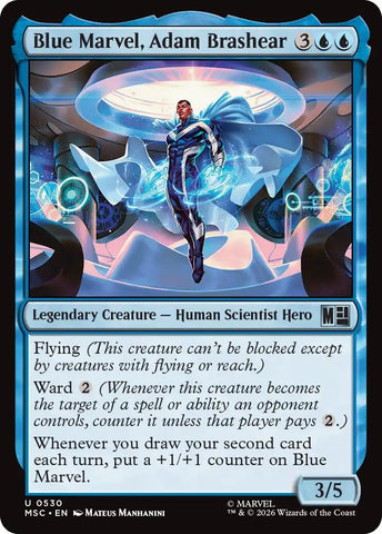 Image for Blue Marvel, Adam Brashear (530) (Commander: Marvel Super Heroes) - Magic: The Gathering