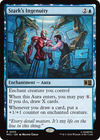 Image for Stark's Ingenuity (533) (Commander: Marvel Super Heroes) - Magic: The Gathering