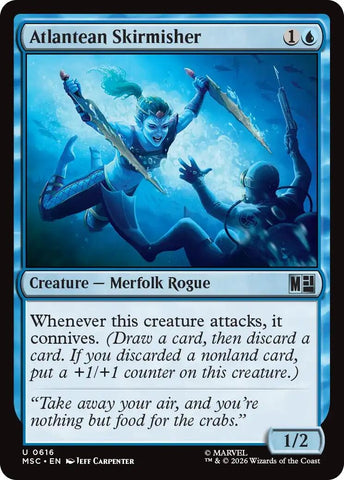 Image for Atlantean Skirmisher (616) (Commander: Marvel Super Heroes) - Magic: The Gathering