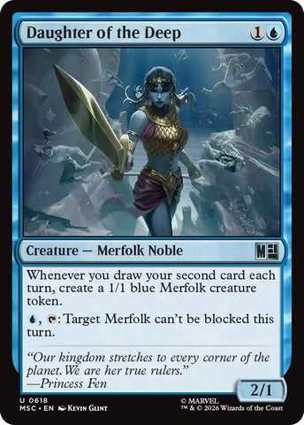 Image for Daughter of the Deep (618) (Commander: Marvel Super Heroes) - Magic: The Gathering
