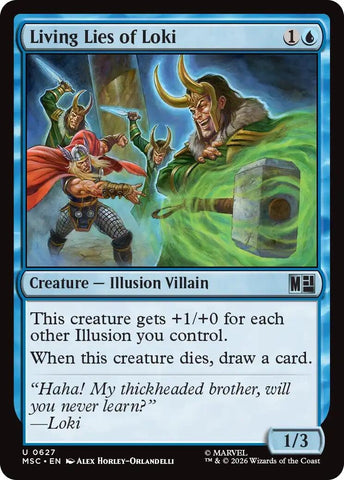 Image for Living Lies of Loki (627) (Commander: Marvel Super Heroes) - Magic: The Gathering