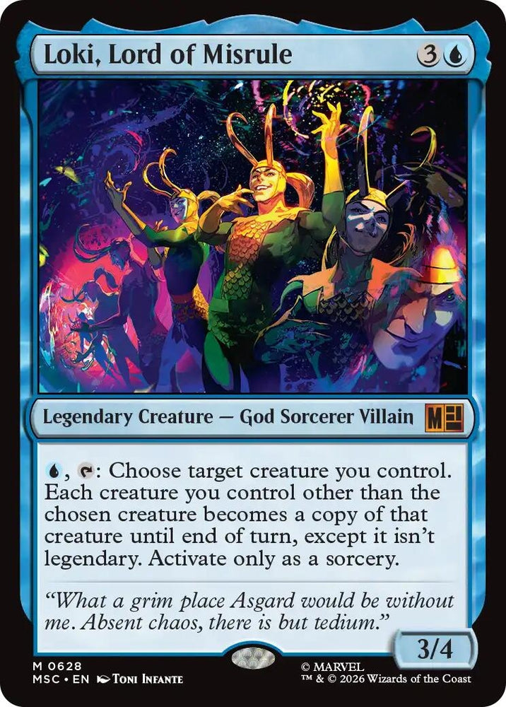 Image for Loki, Lord of Misrule (628) (Commander: Marvel Super Heroes) - Magic: The Gathering