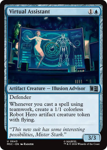 Image for Virtual Assistant (643) (Commander: Marvel Super Heroes) - Magic: The Gathering