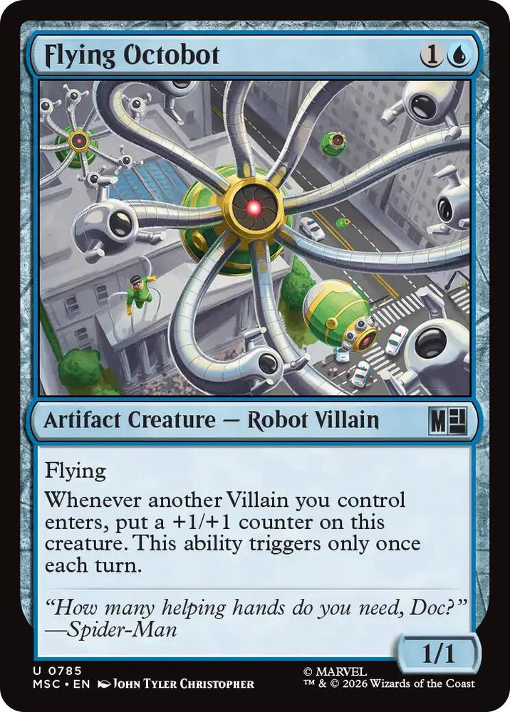 Image for Flying Octobot (785) (Commander: Marvel Super Heroes) - Magic: The Gathering