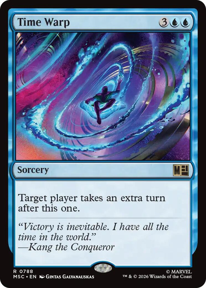 Image for Time Warp (788) (Commander: Marvel Super Heroes) - Magic: The Gathering
