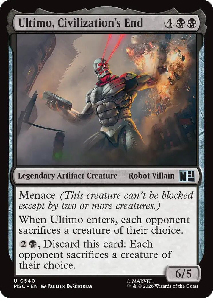 Image for Ultimo, Civilization's End (540) (Commander: Marvel Super Heroes) - Magic: The Gathering