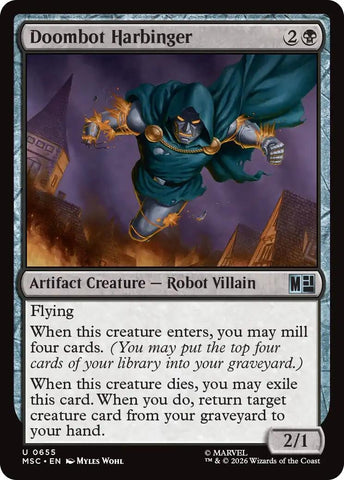 Image for Doombot Harbinger (655) (Commander: Marvel Super Heroes) - Magic: The Gathering