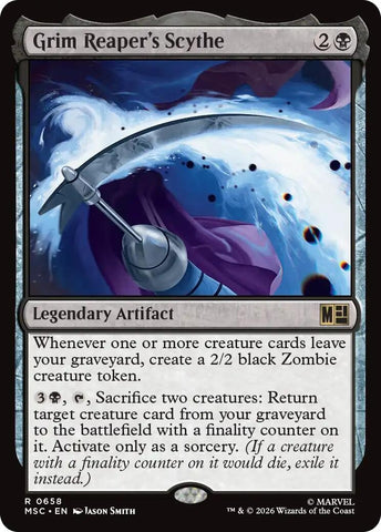 Image for Grim Reaper's Scythe (658) (Commander: Marvel Super Heroes) - Magic: The Gathering