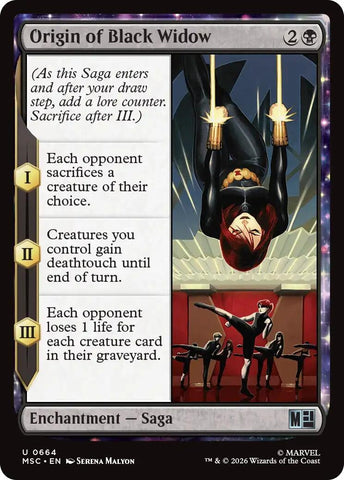 Image for Origin of Black Widow (664) (Commander: Marvel Super Heroes) - Magic: The Gathering