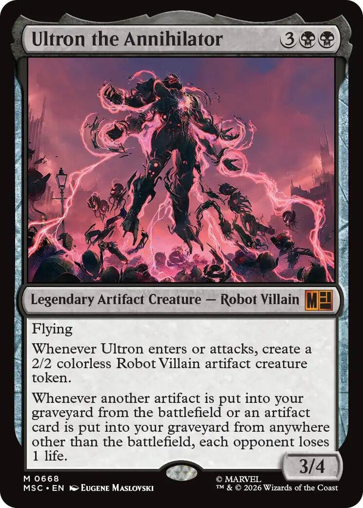 Image for Ultron the Annihilator (668) (Commander: Marvel Super Heroes) - Magic: The Gathering
